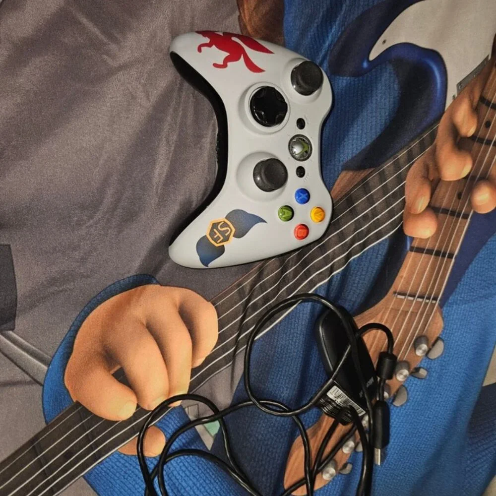 Official OEM Xbox 360 Custom Star Fox Controller & Computer adapter